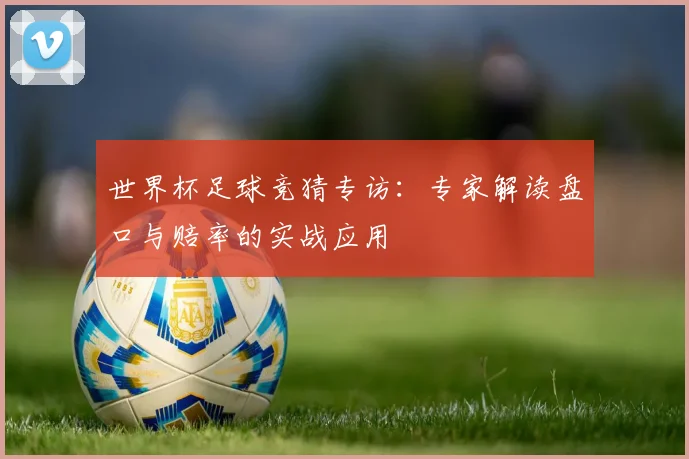 世界杯足球竞猜专访:专家解读盘口与赔率的实战应用
